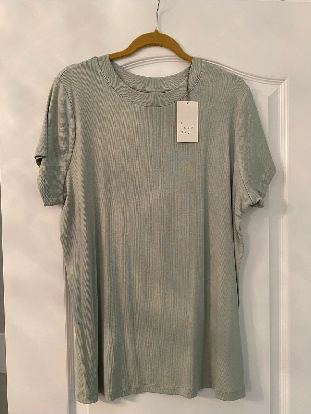 a new day Sage Short Sleeve Crewneck Tee